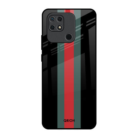 Vertical Stripes Glossy Case for Redmi 10