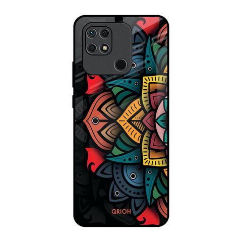 Retro Gorgeous Flower Glossy Case for Redmi 10