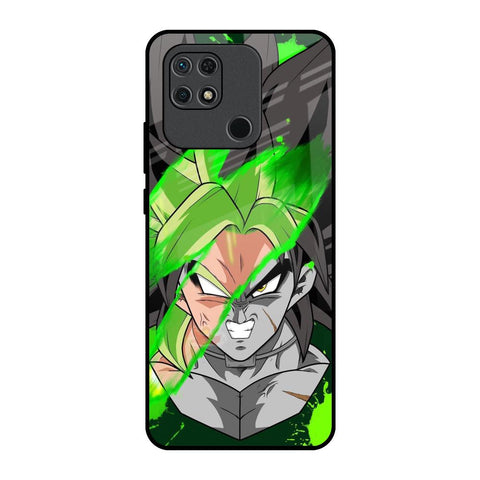 Anime Green Splash Glossy Case for Redmi 10