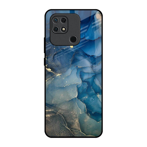 Blue Cool Marble Glossy Case for Redmi 10