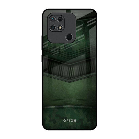 Green Leather Glossy Case for Redmi 10