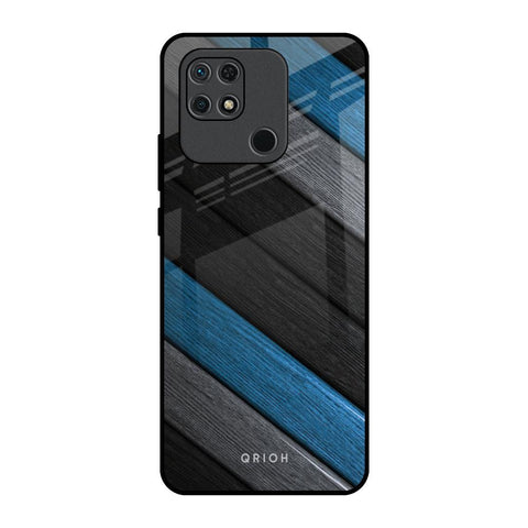Multicolor Wooden Effect Glossy Case for Redmi 10