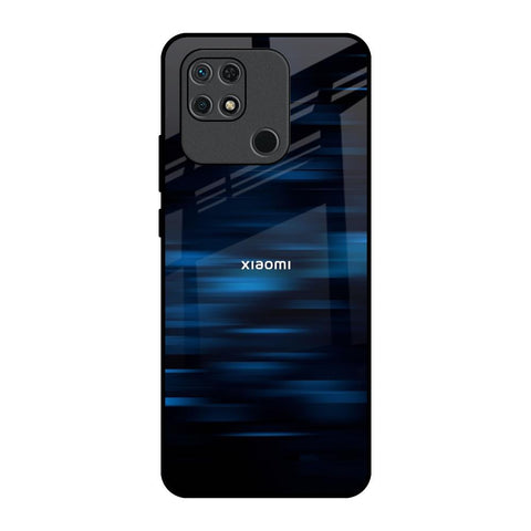 Blue Rough Abstract Glossy Case for Redmi 10