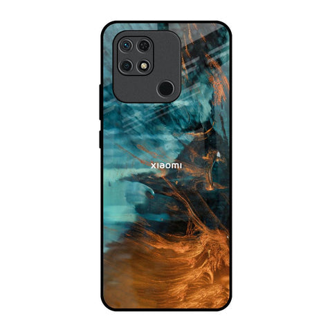 Golden Splash Glossy Case for Redmi 10