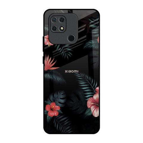 Tropical Art Flower Glossy Case for Redmi 10