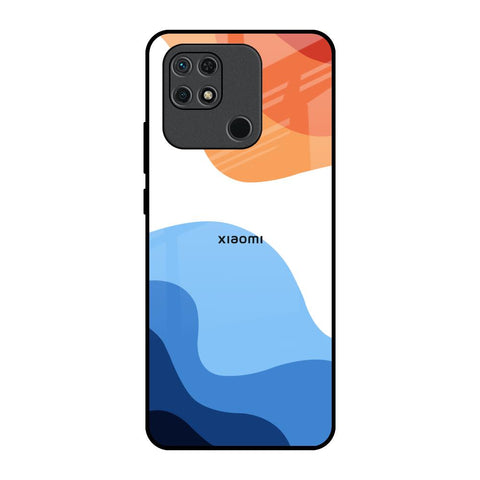 Wavy Color Pattern Glossy Case for Redmi 10