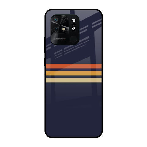 Tricolor Stripes Glossy Case For Redmi 10