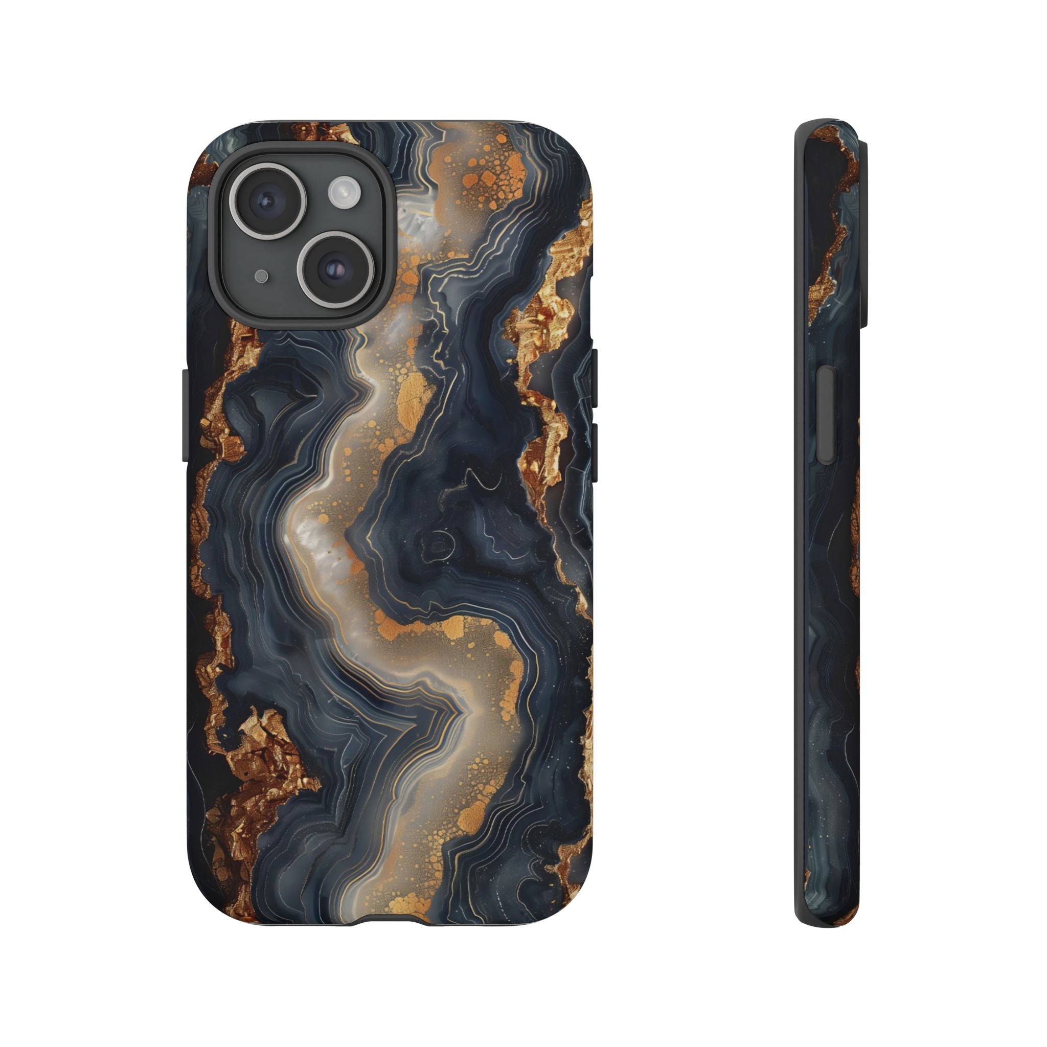 Midnight Agate Premium Tough Shining Phone Case (Double Layer) Available For All iPhone Models