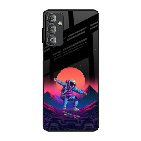 Retro Astronaut Glossy Case for Samsung Galaxy F23 5G