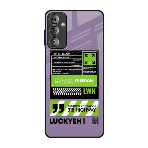 Run & Freedom Glossy Case for Samsung Galaxy F23 5G