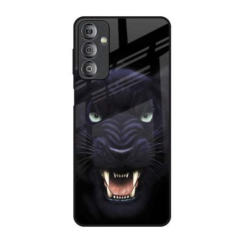 Angry Black Leopard Glossy Case for Samsung Galaxy F23 5G