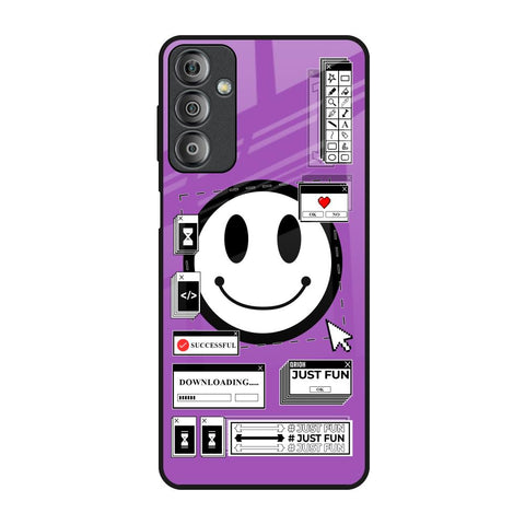 Code with Smile Glossy Case for Samsung Galaxy F23 5G