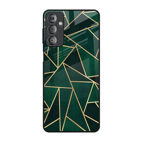 Abstract Green Glossy Case For Samsung Galaxy F23 5G