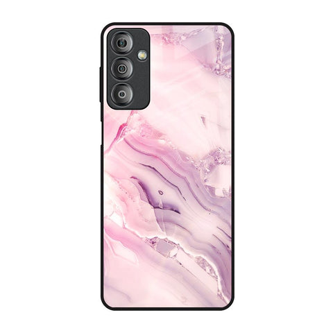 Diamond Pink Gradient Glossy Case For Samsung Galaxy F23 5G