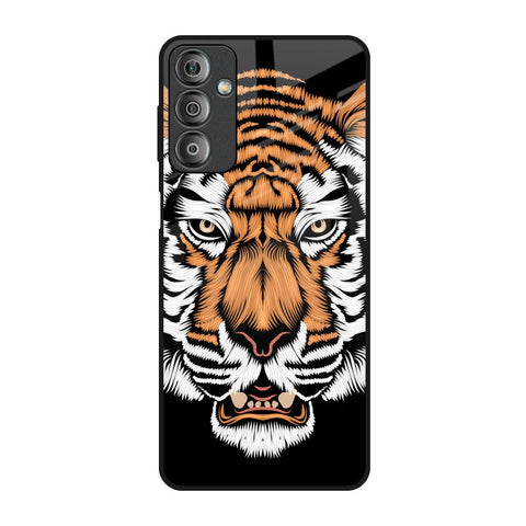 Angry Tiger Glossy Case For Samsung Galaxy F23 5G
