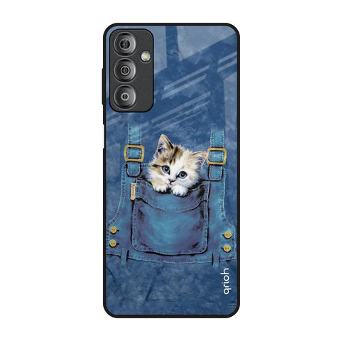Kitty In Pocket Glossy Case For Samsung Galaxy F23 5G