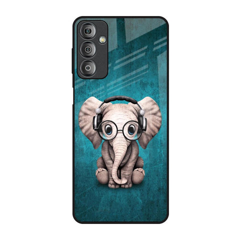 Adorable Baby Elephant Glossy Case For Samsung Galaxy F23 5G