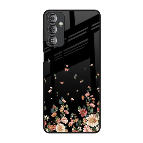 Floating Floral Print Glossy Case for Samsung Galaxy F23 5G