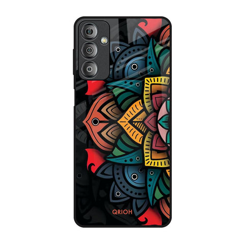 Retro Gorgeous Flower Glossy Case for Samsung Galaxy F23 5G