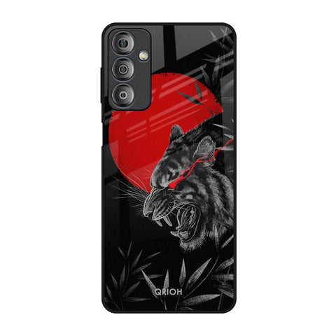 Red Moon Tiger Glossy Case for Samsung Galaxy F23 5G