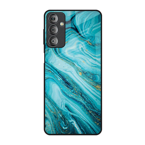 Ocean Marble Glossy Case for Samsung Galaxy F23 5G