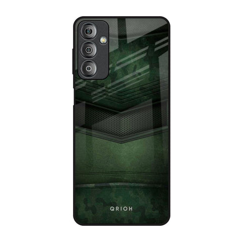 Green Leather Glossy Case for Samsung Galaxy F23 5G