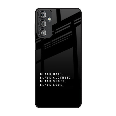Black Soul Glossy Case for Samsung Galaxy F23 5G