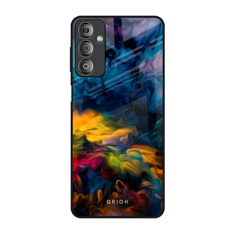 Multicolor Oil Painting Glossy Case for Samsung Galaxy F23 5G