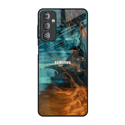 Golden Splash Glossy Case for Samsung Galaxy F23 5G