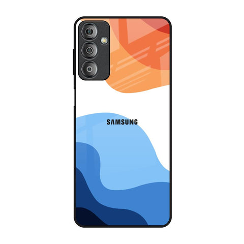 Wavy Color Pattern Glossy Case for Samsung Galaxy F23 5G