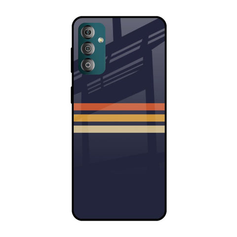Tricolor Stripes Glossy Case For Samsung Galaxy F23 5G