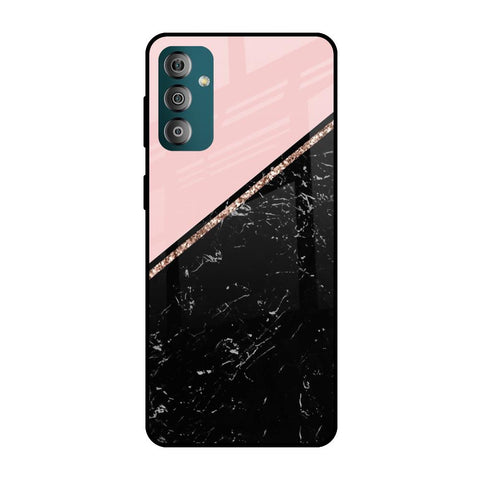 Marble Texture Pink Glossy Case For Samsung Galaxy F23 5G