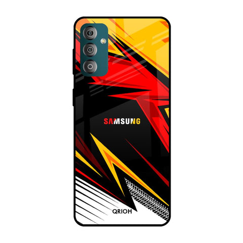 Race Jersey Pattern Glossy Case For Samsung Galaxy F23 5G