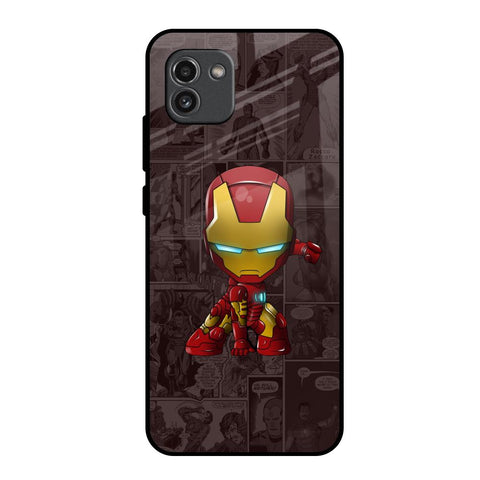 Angry Baby Super Hero Glossy Case for Samsung Galaxy A03