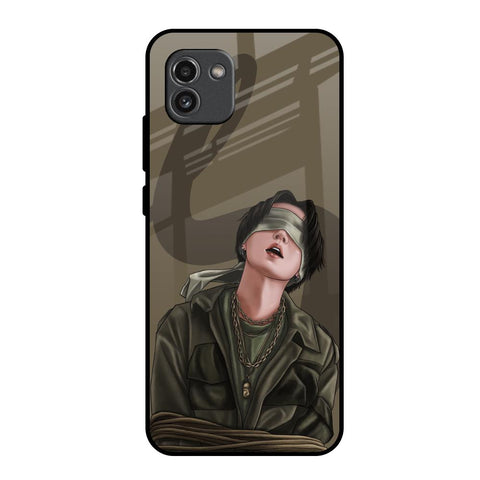 Blind Fold Glossy Case for Samsung Galaxy A03