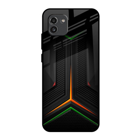 Modern Ultra Chevron Glossy Case for Samsung Galaxy A03