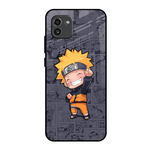 Orange Chubby Glossy Case for Samsung Galaxy A03