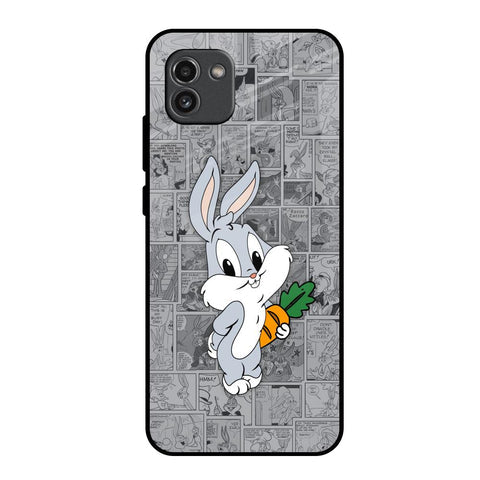 Cute Baby Bunny Glossy Case for Samsung Galaxy A03
