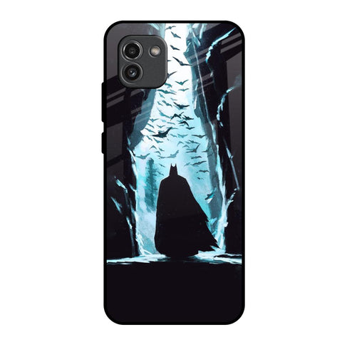Dark Man In Cave Glossy Case for Samsung Galaxy A03