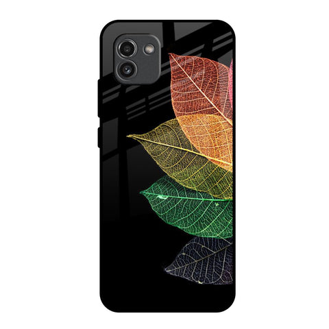 Colorful Leaves Glossy Case for Samsung Galaxy A03