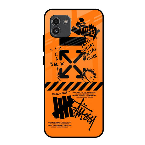 Anti Social Club Glossy Case for Samsung Galaxy A03