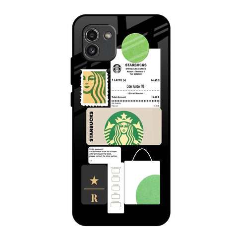 Coffee Latte Glossy Case for Samsung Galaxy A03