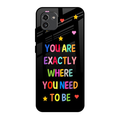 Magical Words Glossy Case for Samsung Galaxy A03