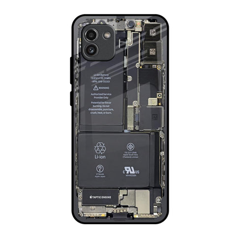 Skeleton Inside Glossy Case for Samsung Galaxy A03