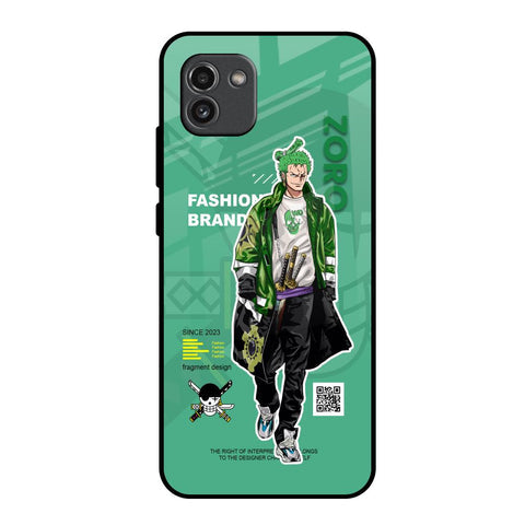 Zoro Bape Glossy Case for Samsung Galaxy A03