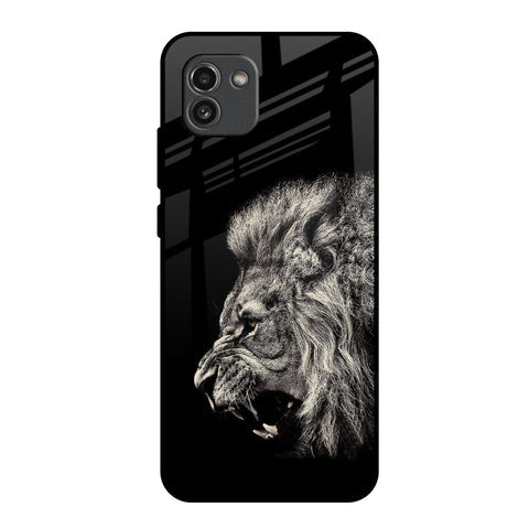 Brave Lion Glossy Case for Samsung Galaxy A03