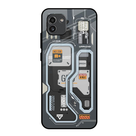 Retro Futuristic Glossy Case for Samsung Galaxy A03