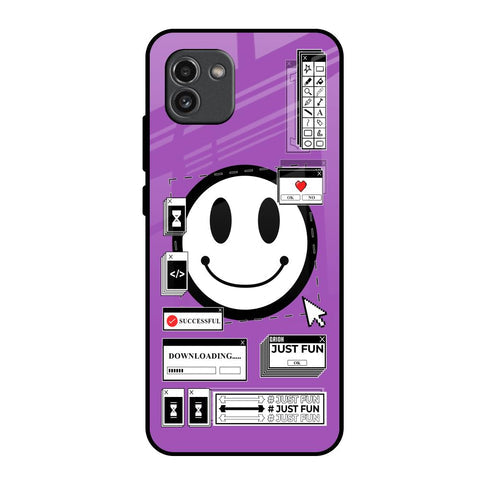 Code with Smile Glossy Case for Samsung Galaxy A03