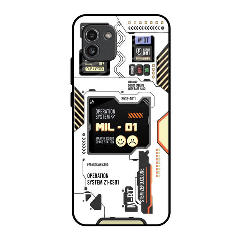 Tech Display Glossy Case for Samsung Galaxy A03