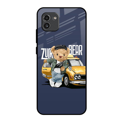 Adventurous Bear Glossy Case for Samsung Galaxy A03